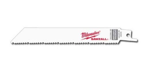 Milwaukee 6" 8/12 TPI SAWZALL Blades (5 Items)