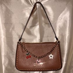 Guess Los Angeles Y2K Shoulder Bag w/ Charm Chain
