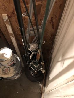 Axle fishing rod holed.