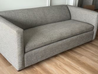 Must pick up today! CB2 Movie Sleeper Sofa in Charcoal Nomad for sale