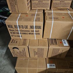 MILITARY MREs Emergency Food Case Of 12