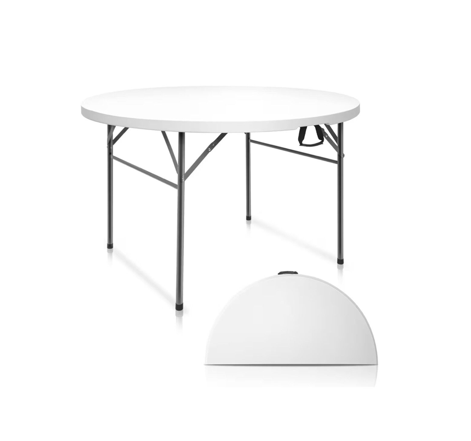 Folding Table Party Table 48” Rounded 