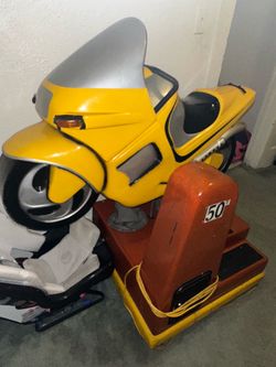 Motorcycle kiddie ride