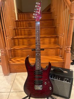 Ibanez Gio Guitar w/ Fender Amp