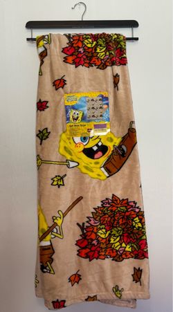 SpongeBob Fall Throw Blanket