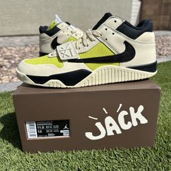 Air Jordan Jumpman Jack TR Travis Scott Bright Cactus NEW/SNKRS RECEIPT SIZE: 11.5 $280 FIRM ONLY!