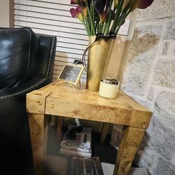 Side Table. Burl 