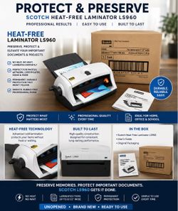 Scotch Heat-Free Laminator LS960