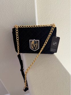 Golden Knights Velvet shoulder bag