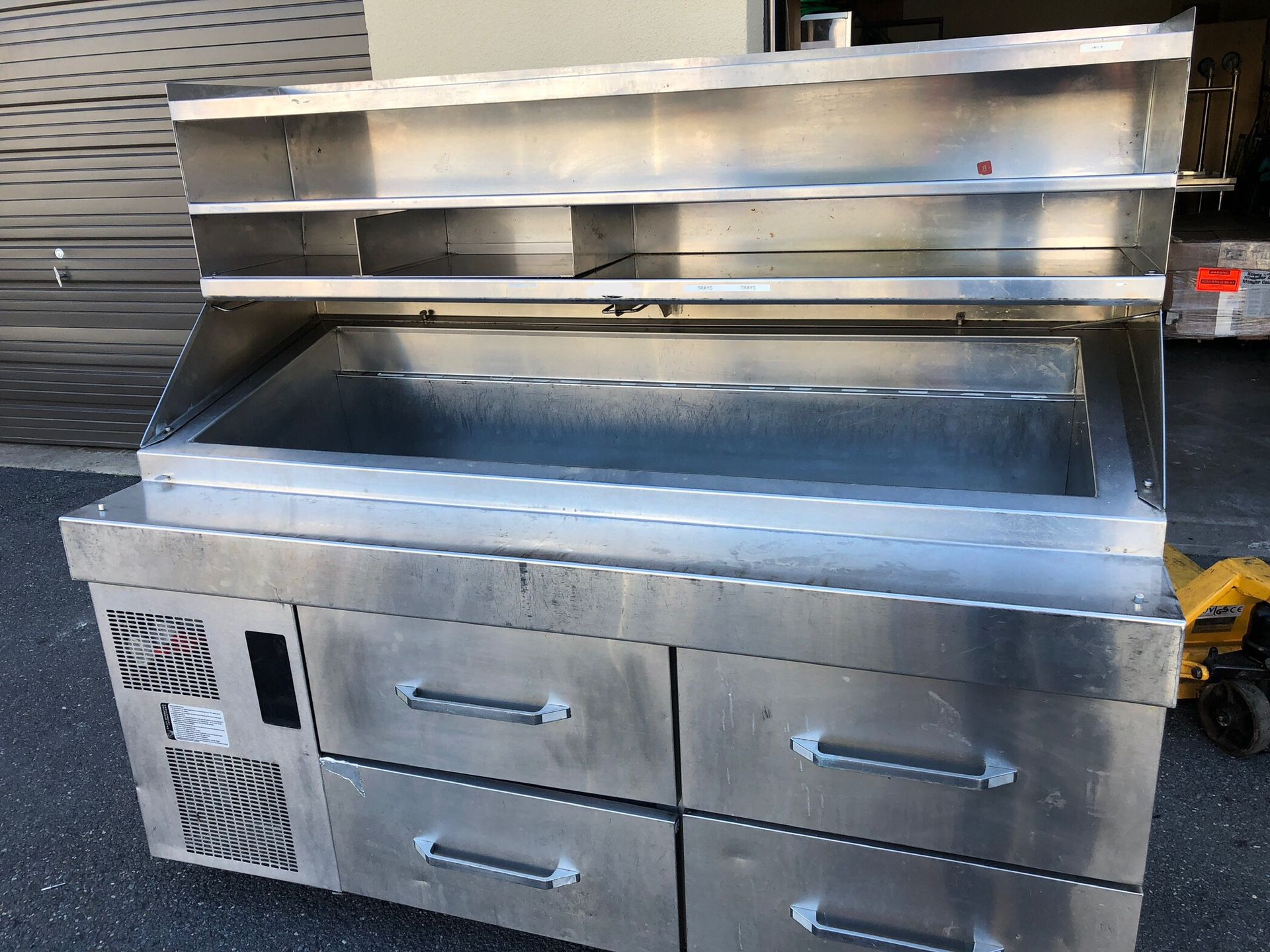 Randell commercial prep cooler