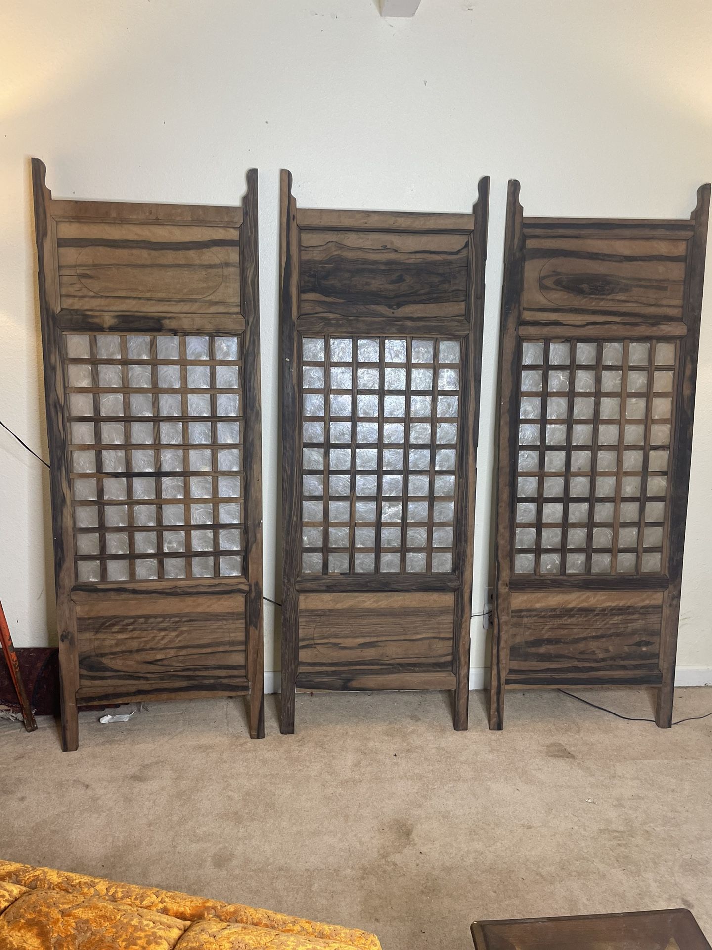 Vintage Asian Soji Screen