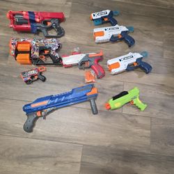 Nerf Gun Lot 