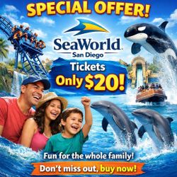 SeaWorld Tickets, Sea World Passes, Best Tickets deals🐬