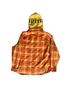 FW21 Supreme Hooded Flannel Men’s Size Large
