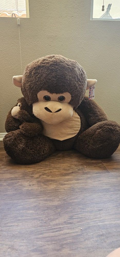 Plush Paradise 30" Monkey and Baby