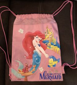 The little Mermaid Ariel and Friends Drawstring backpack