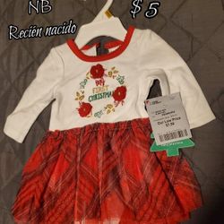Vestido De Niña Recién Nacido 