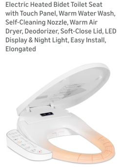 Electric Heated Bidet Toilet Seat