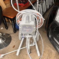 Paint sprayer, Hammer Drill, Ladder, Harness, Straps
