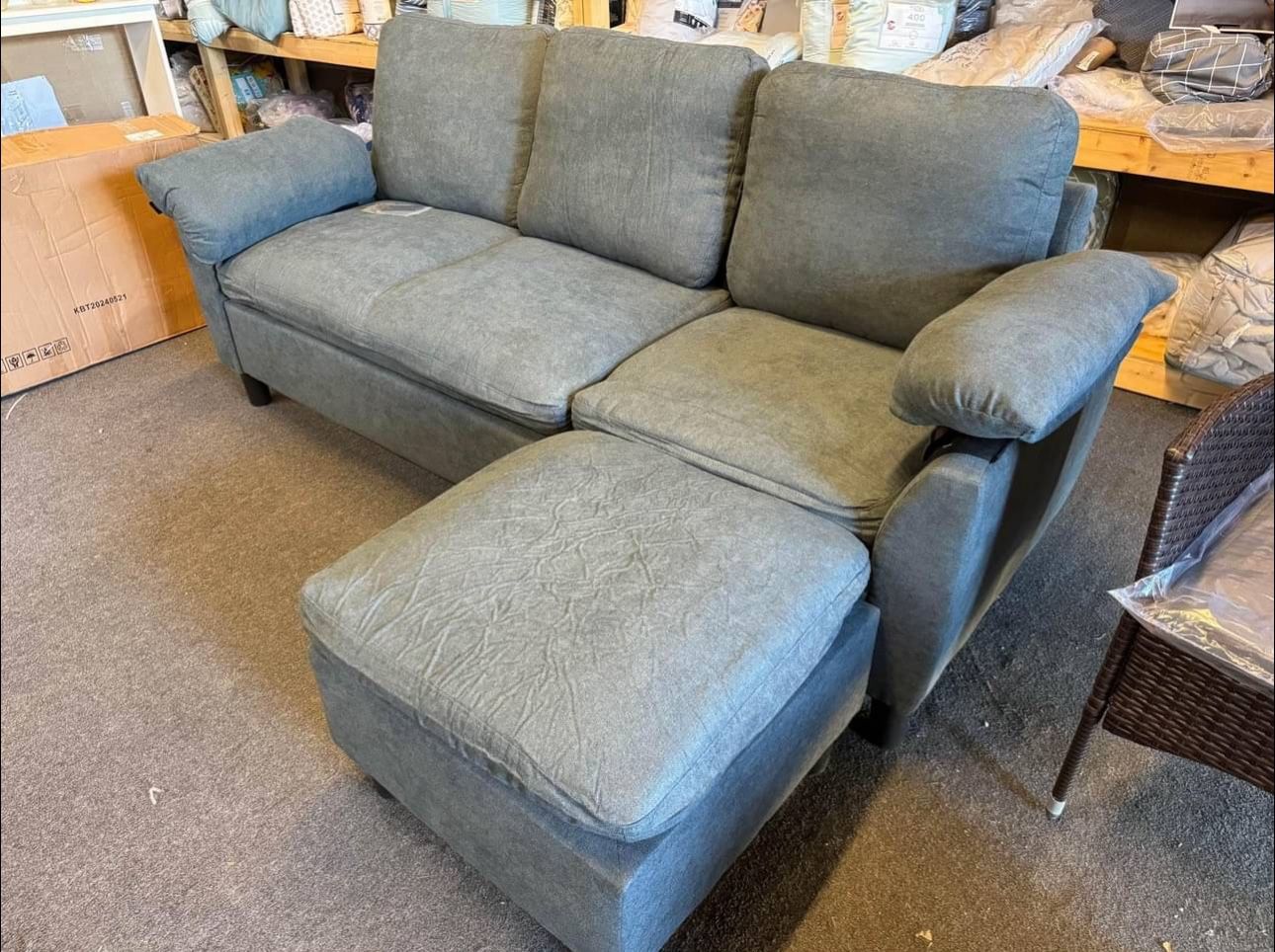 New Small Sofa With Ottoman 