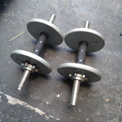 Set Of Dumbbells Metal 