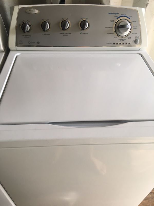 WHIRLPOOL WASHING MACHINE WORKS LOOKS PERFECT SUPER CAPACITY STAINLESS