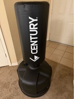 Century kickboxing bag and mat