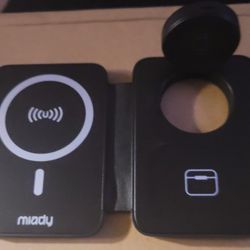 Miady 3 in 1 Foldable Wireless Charging Station