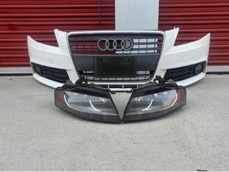 2012 Audi A4 bumper and headlights