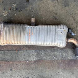 16-19 MINI COOPER CLUBMAN F54 FWD EXHAUST REAR MUFFLER SILENCER OEM