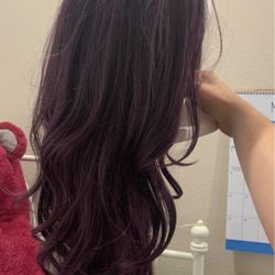 Purple wig