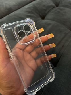 iPhone 14 Pro Clear / Black Bumper Case