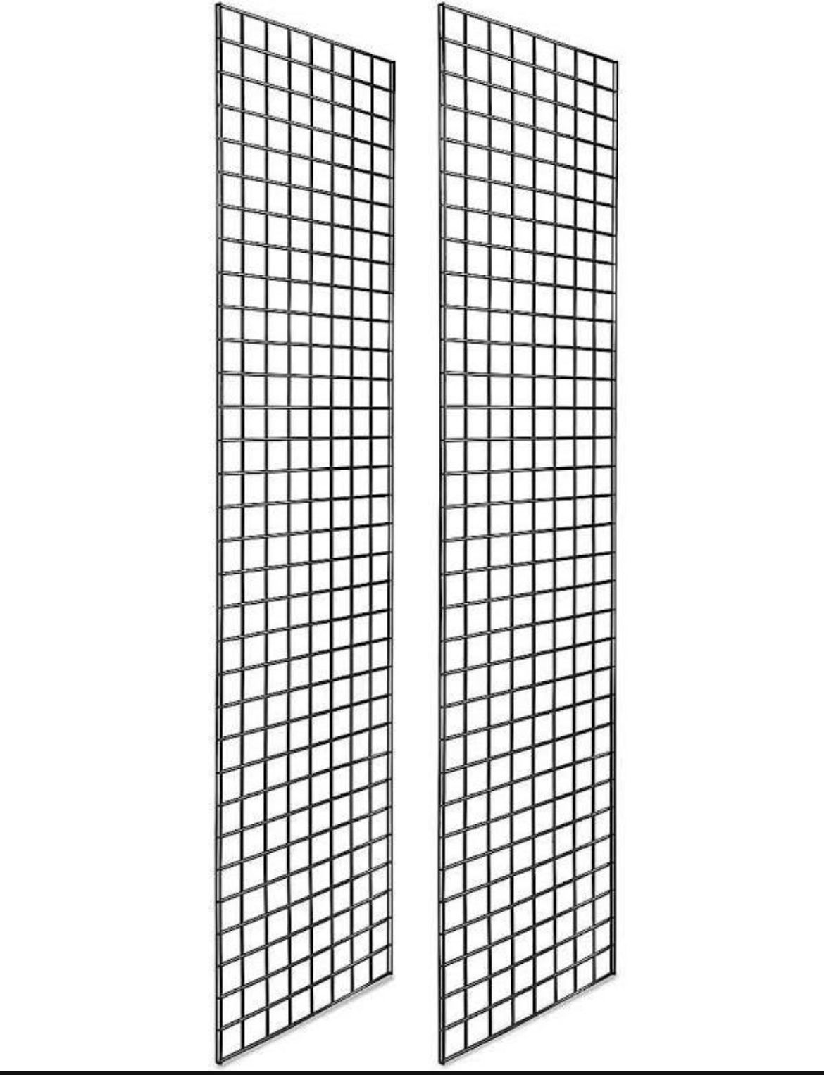 2’x7’ Commercial Black Panel Grid Wall | Sold By 10 Piece Set Only, $15 Each FIRM