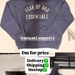 Essentials Hoodie ‘ Marine’