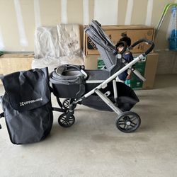UPPAbaby VISTA V2 With Upper/lower Adapters