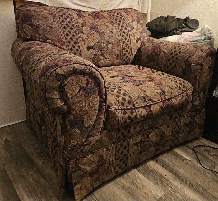 Floral Armchair