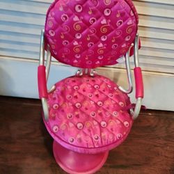 Salon Pink Chair Doll
