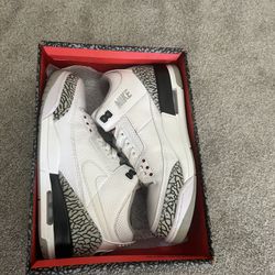 Jordan 3 White Cement 