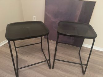Modern black stools