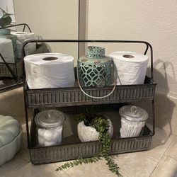 Decorative Tray With Jars And Decor