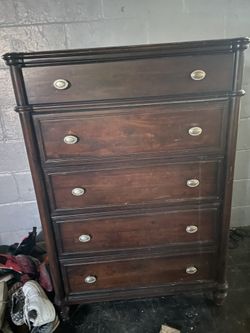 Brown Five door Cabinet