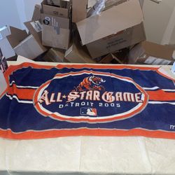 New 2005 MLB All-Star Game Towel Detroit New  28”x 57” All Star Tigers Vintage