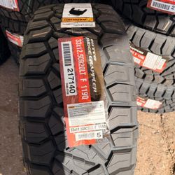 33 1250 20 New Tires Nitto Ridge Grappler LRF 12 Ply
