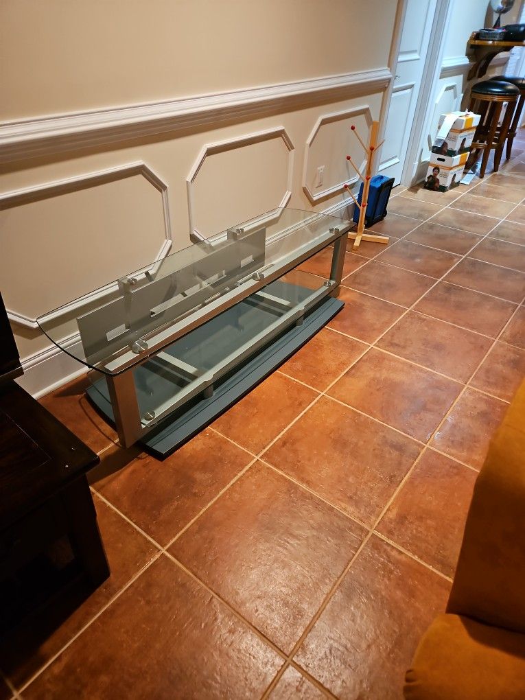 Glass TV Stand