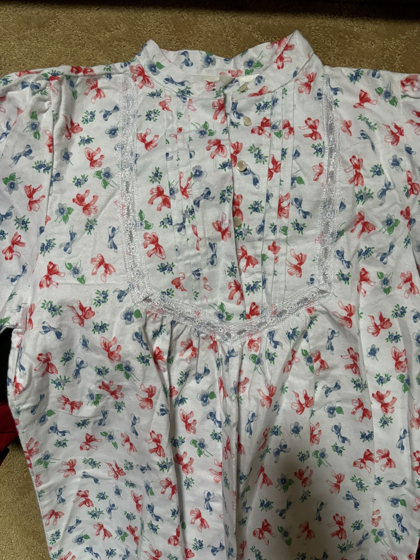 Flannel Nightgown —Size Small
