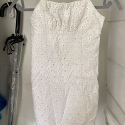 White Dress Size 8 