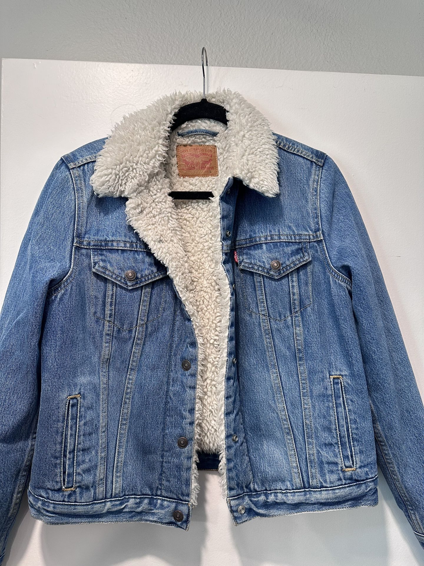 Vintage Levi’s Denim Sherpa Jacket 
