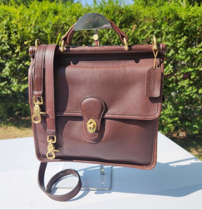 Vtg COACH WILLIS DK Brown