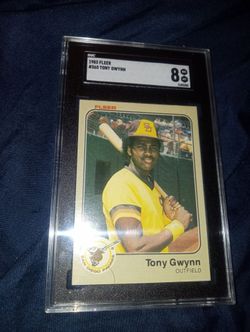 1983 Fleer Tony Gwynn RC SGC 8 MM/MT