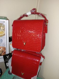 Vanessa Williams Red Croc- purse